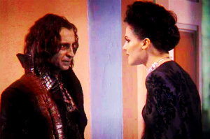 In 1x12 “Skin Deep”, Evil Queen lies to Rumplestiltskin that Bell killed herself. How does she say it happened?