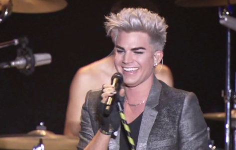 What event was it when Adam performed in this picture?