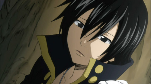  What color do Zeref's eyes turn when he's enraged?