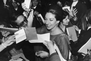 What year did opera singer, Maria Callas, pass on