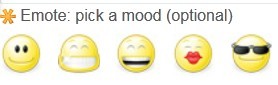  How many emoticons anda can use in fanpop for comments?