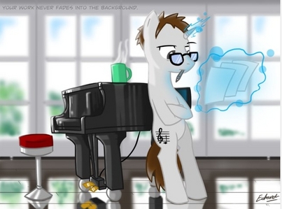  Who is the composer of the BACKGROUND música in My Little poni, pony - Friendship is Magic?