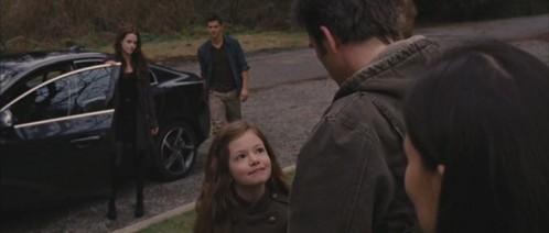  What did Renesmee say in this scene?