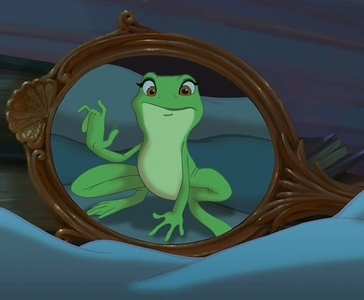 How did Tiana became a frog?