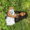 this is me thats me i was siting in the grass there beautiful so greqat they gave me honey bunny >33 tamilnna photo