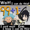 this is me come time for a math lesson XD 99 + 1 = 45, right? lol jk. ^_^ larrah111 photo