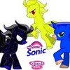 My Little Sonic: Sonic, Super Sonic, and Super Dark Sonic Kaflarity photo