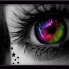 rainbow eyes Black-Rose-DxG photo
