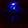 A silouette of Zekrom, taken on 3DS camera AmyelKitten photo