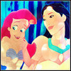 Ariel and Pocahontas icon I made :) jainabieber7 photo