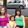 3 sisters on a bench xoxoLA photo