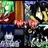 Banner of Freed, Mystogan, Midnight, and Freed from Fairy Tail LordSesshomaru photo
