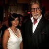 Aiysha Saagar with Amitabh Bachchan maheshrane photo