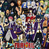 3 dragon slayer  in fairy tail giuld boom panes  mindnigth photo