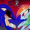 sonic exe vs rainbowdash exe! CreepyPastaBabe photo