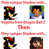 Shadow the Hedgehog compared with Vegetta and Ryuko Matoi audrey34-z photo