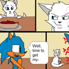 Well Snowtuft does something dumb(eating Sonic