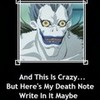 here is my death note write in it maby anime_manga2002 photo
