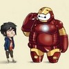 Ironmax and Hiro wearing an Avengers shirt!!!!!!!!!!!!!!! AVENGERS!!!!!!!!!! baymaxisawesome photo