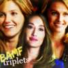 BAMF triplets with my girls Maria and Mooshy <3  Elbelle23 photo