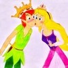 Peter Pan and Eilonwy sharing an unexpected first kiss! NeverLandMaiden photo