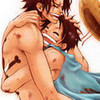 Luffy and Ace 💖💛🔥 RainSoul photo