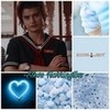 blue themed aesthetic of Steve that i made sometime this year on picsart gryffindorgal27 photo