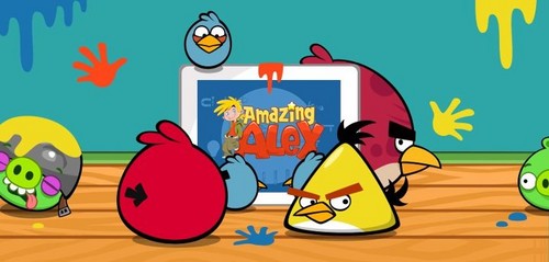  Angry Birds Playing Amazing Alex