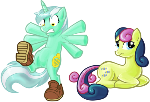  Lyra and Bon Bon Dump
