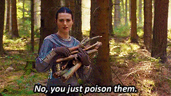  "No, Ты just poison them."
