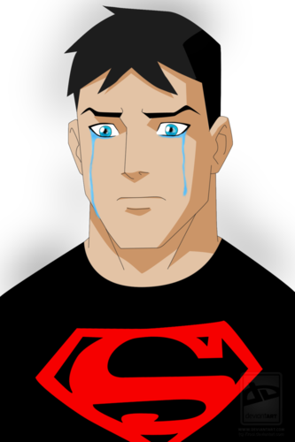  A sad Superboy