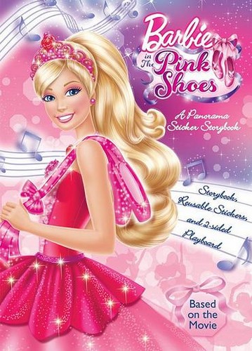  búp bê barbie in the màu hồng, hồng Shoes book