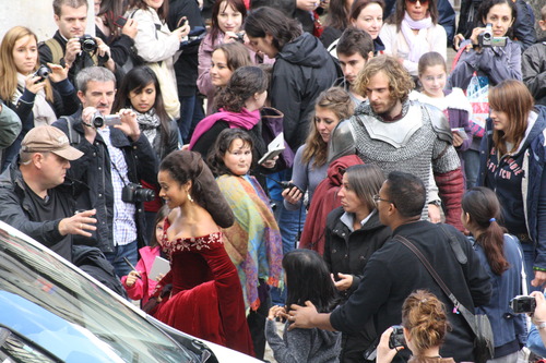  Filming Spam (Guinevere and Merlin Argue in Scene Apparently)