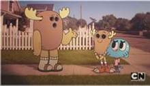 Gumball and Penny the knights