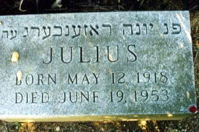 Julius Rosenberg (d. 12 Mayıs 1918 – ö. 19 Haziran 1953)