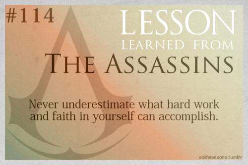  Lesson Learned From The Assassin's