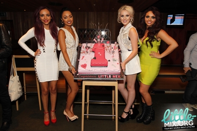 Little Mix celebrating at The Rose Club in Лондон - 4th September 2012.
