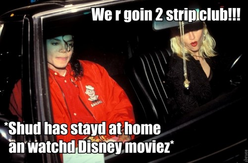  MICHAEL AND Madonna ON DISASTER DATE???