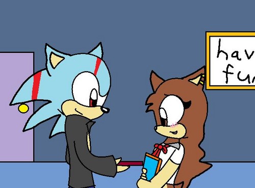 Max the hedgehog and Victoria the hedgehog last day of high school