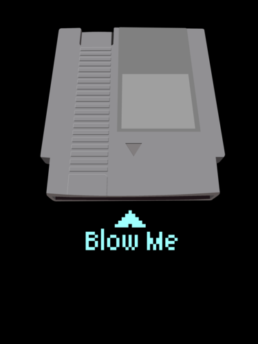 Nintendo Cartridge - Blow Me!