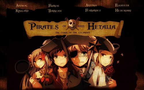  Pirates of the Carribean (Hetalia Style~!)