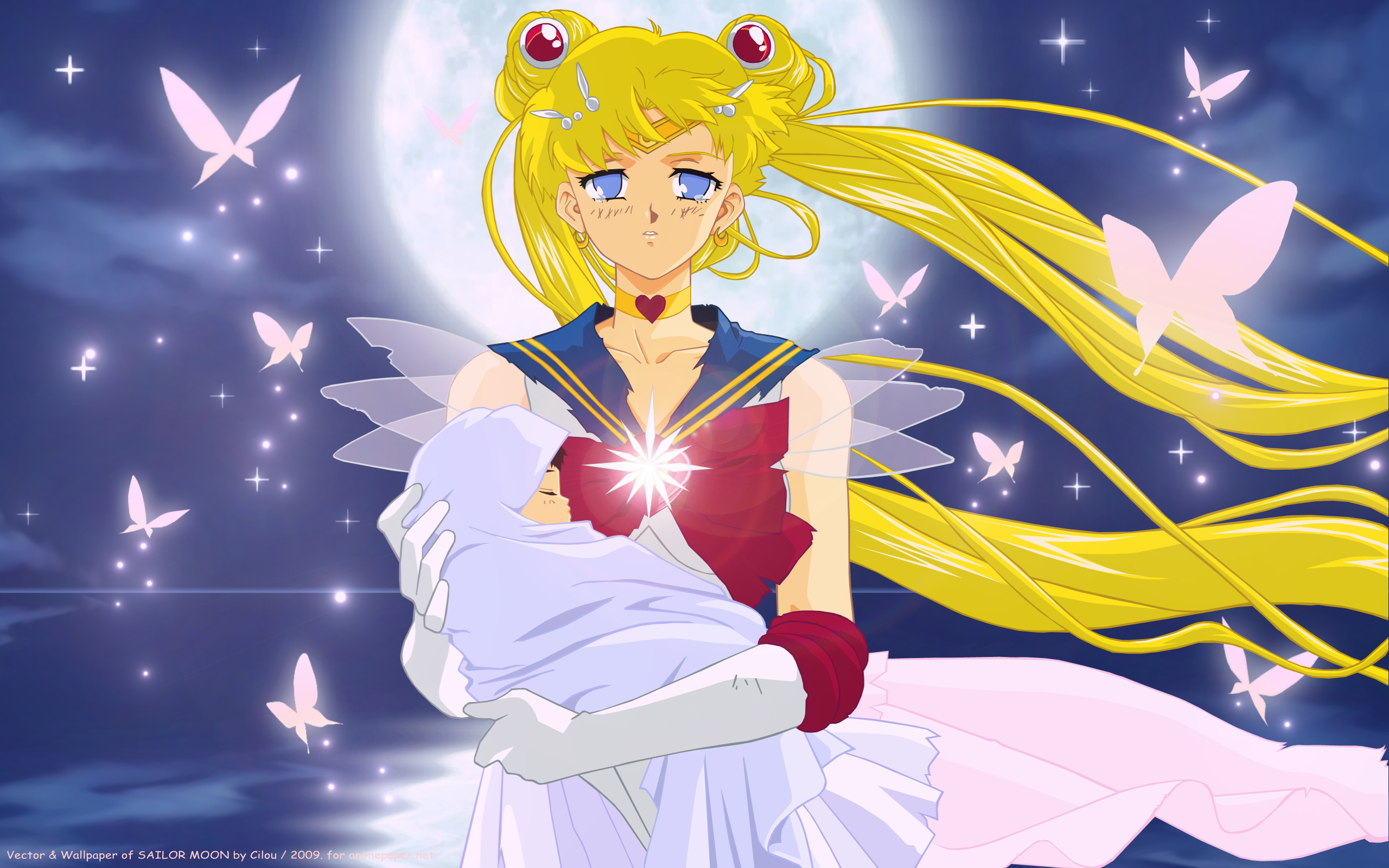 Sailor Moon And Hotaru セーラームーン 壁紙 ファンポップ