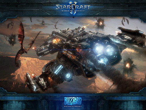  StarCraft II karatasi la kupamba ukuta