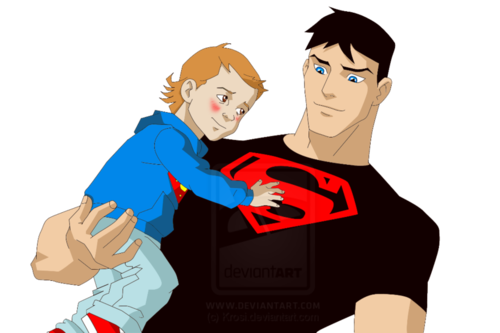 Superboy and baby