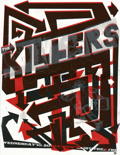  The Killers কোঁচ, gig poster
