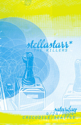  The Killers gig, konzert poster