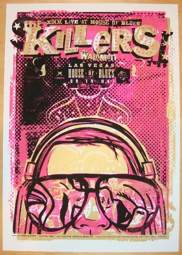  The Killers ٹمٹم, gig, لٹو poster