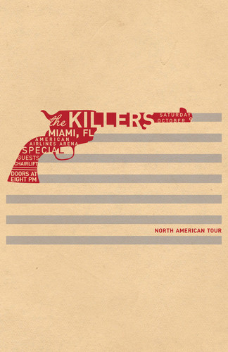  The Killers 演出, gig poster