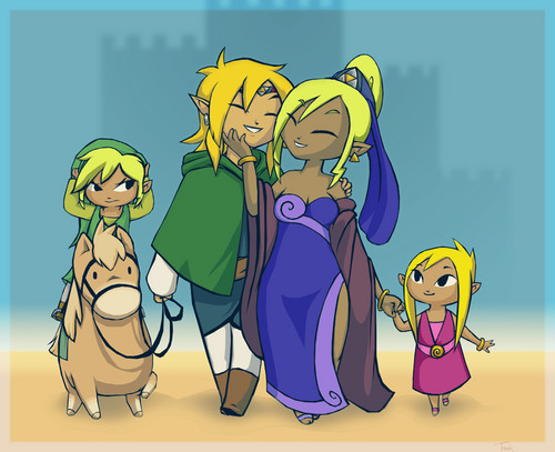 Toon Link's family