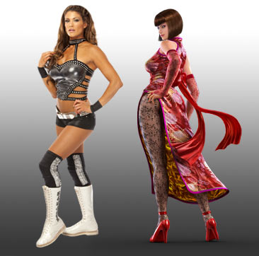  WWE Tekken (Теккен) Фэнтези Pairings: Eve Torres